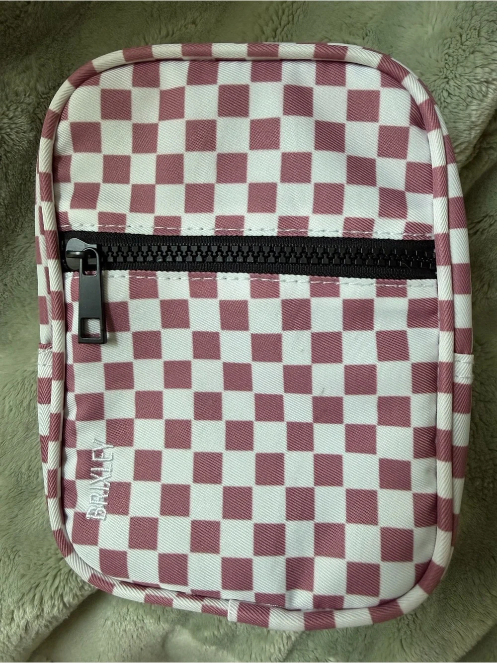 Brixley Crossbody | Pink Checkered | No Strap Included
